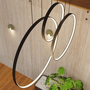 RIO 3 55/78/110 fekete LED 3000K függőlámpa small 14
