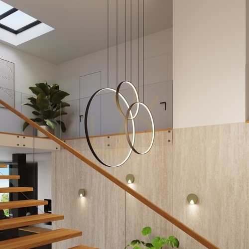 Jelölje be RIO 3 55/78/110 fekete LED 4000K függőlámpa