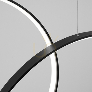 RIO 5 55/55/78/110/110 fekete LED 4000K függőlámpa small 3
