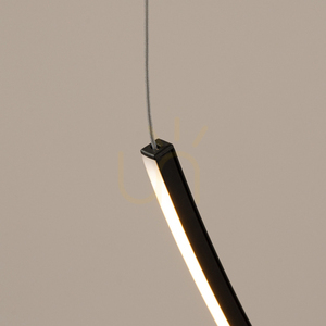 Csillár ALVAR 1 fekete LED 3000K small 3