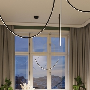 Csillár ALVAR 3 fekete LED 3000K small 14