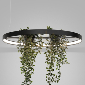 RIO BIO 78 fekete LED 4000K csillár small 8