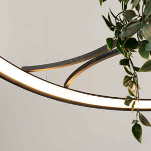 RIO BIO 110 fekete LED 3000K csillár small 6