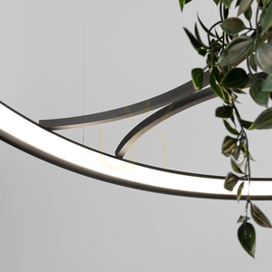 RIO BIO 110 fekete LED 4000K csillár small 6