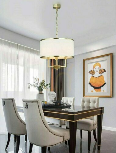 Jelölje be Függőlámpa Casa fehér krém szatén arany 3 ágú Open Design Highlights