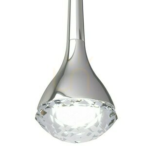 Függőlámpa Crima Króm LED 6W 3000K Open Design Highlights small 3