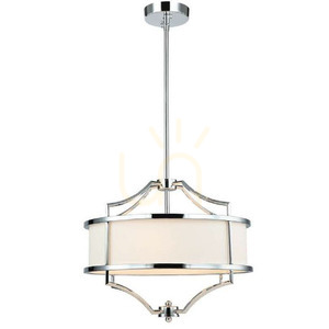 Függőlámpa Stesso Cromo S 4xE27 fehér krém króm Open Design Highlights small 0