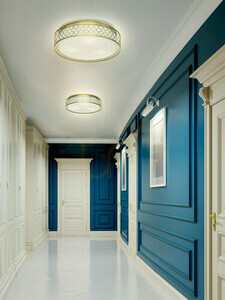 Plafond Cavalli Open Design Highlights fehér krém szatén arany 520 mm E27 IP20 small 1