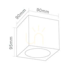 Mennyezeti lámpa Cubo Claro króm üveg kristály G9 Open Design Highlights small 1