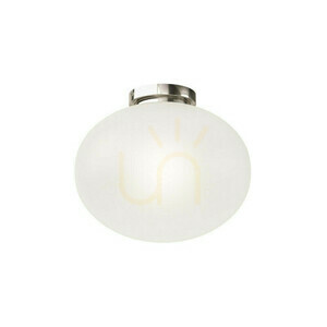 Plafon lámpa Palla 24 fehér opál króm fém üveg E14 Open Design Highlights small 0