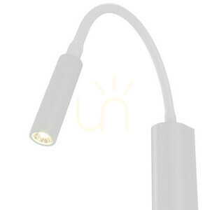 Fali lámpa Nuto fehér LED 3W 3000K Open Design Highlights, 466 mm, fém-szilikon small 4