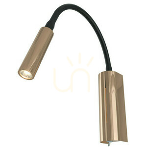 Fali lámpa Open Design Highlights Nuto fekete-arany LED 3W 3000K 466 mm small 4