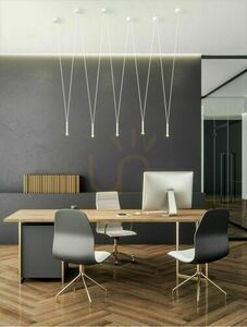 Függőlámpa Viva V Bianco fehér 5 égős G9 Open Design Highlights small 1