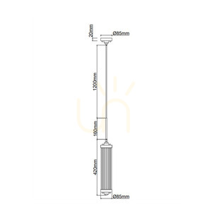 Függőlámpa Fiatto I Open Design Highlights szatén arany üveg fém E14 85 mm small 5