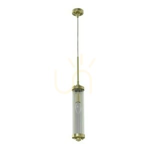 Függőlámpa Fiatto I Open Design Highlights szatén arany üveg fém E14 85 mm small 0