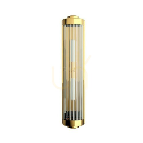 Jelölje be Mennyezeti lámpa Fumi Gold IP44 2xG9 üveg fém Open Design Highlights