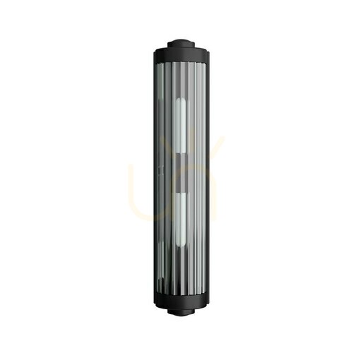 Jelölje be Fali lámpa Fumi Open Design Highlights matt fekete üveg IP44 G9 2x8W