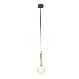 Függőlámpa Ero I Gold B Open Design Highlights fehér opál arany üveg G9 120 mm small 0
