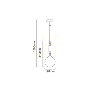 Függőlámpa Ero I Cromo A Orlicki Design fehér opál króm G9 IP20 small 2