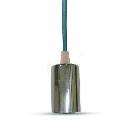 Jelölje be V-TAC függeszték lámpatest króm fém kék huzal VT-7338-BL 5 év garancia