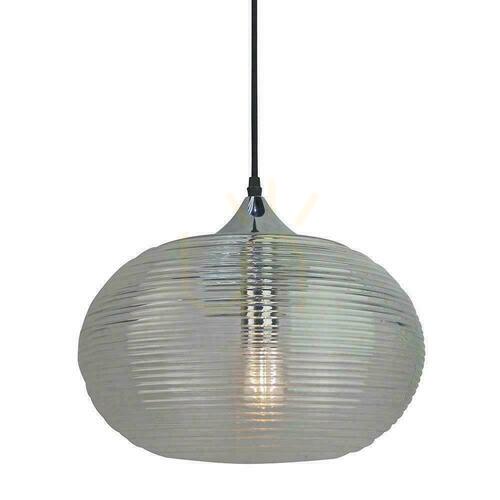 Jelölje be V-TAC függőlámpa Diamond Cut sorozat füstölt üveg fi330mm VT-7350-HB 5 év garancia