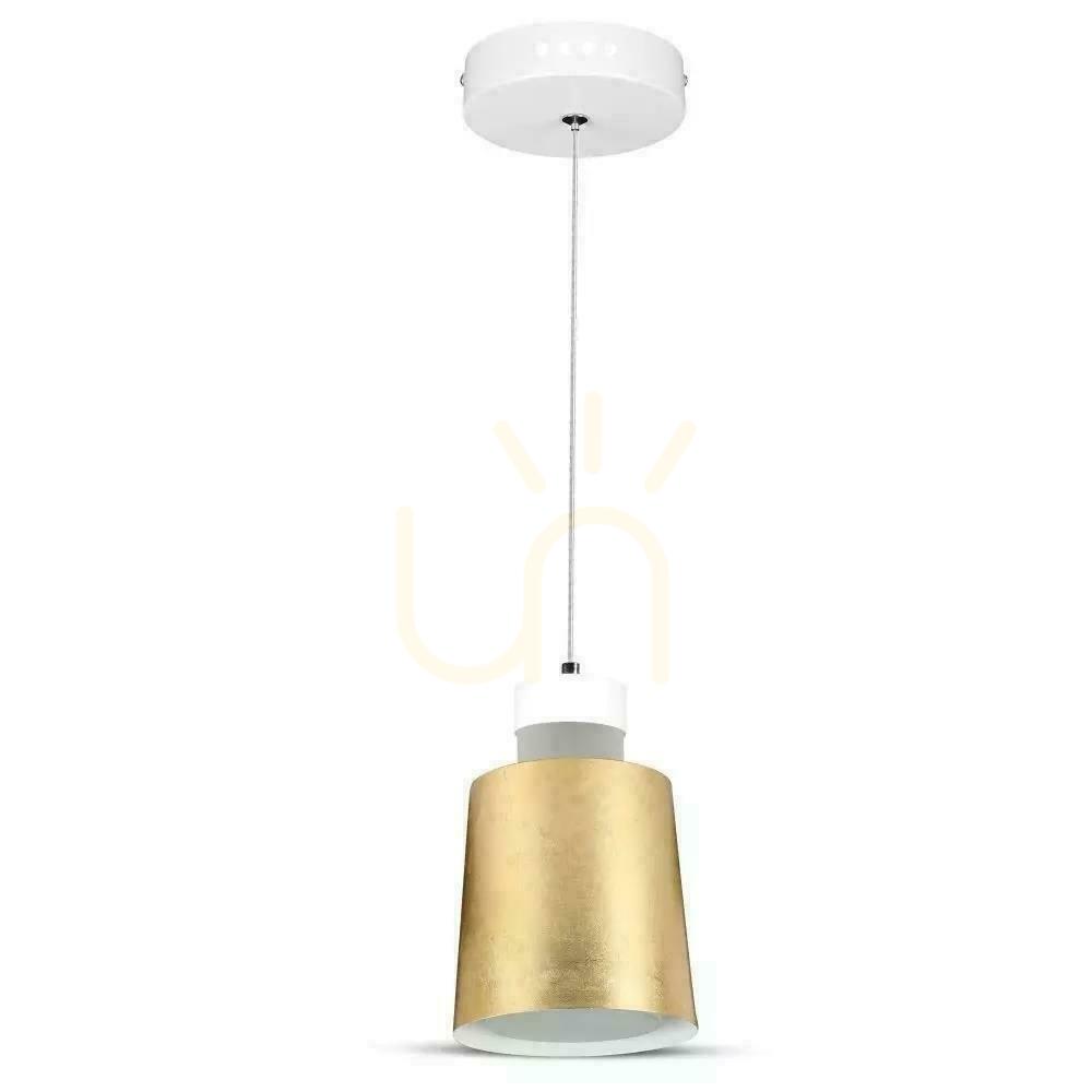 Kilátás V-TAC VT-7333-G LED függőlámpa, arany, 7 W, 4000 K, 400 lm V-TAC VT-7333-G LED függőlámpa, arany, 7 W, 4000 K, 400 lm