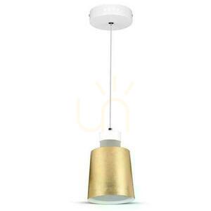 LED függőlámpa V-TAC 7W (Akril) arany 120x190mm VT-7333-G 3000K 400lm 3 év garancia 3 év garancia small 1