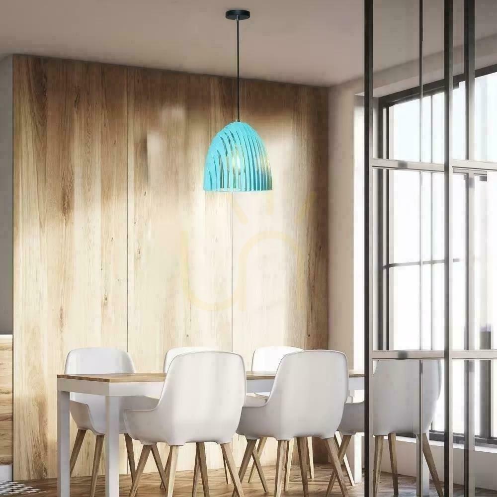Kilátás V-TAC Cone sorozatú függőlámpa Prisma kék E27 D250x270mm VT-7255-B 5 év garancia V-TAC Cone sorozatú függőlámpa Prisma kék E27 D250x270mm VT-7255-B 5 év garancia