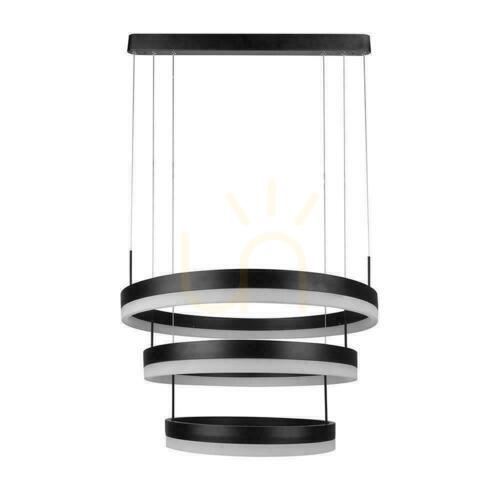 Jelölje be V-TAC Soft Light VT-82-3 LED függeszték, fekete, 92 W, 4562 lm, 3000 K, szabályozható