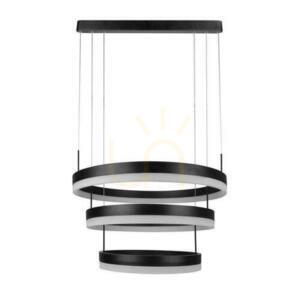 V-TAC Soft Light VT-82-3 LED függeszték, fekete, 92 W, 4562 lm, 3000 K, szabályozható small 0