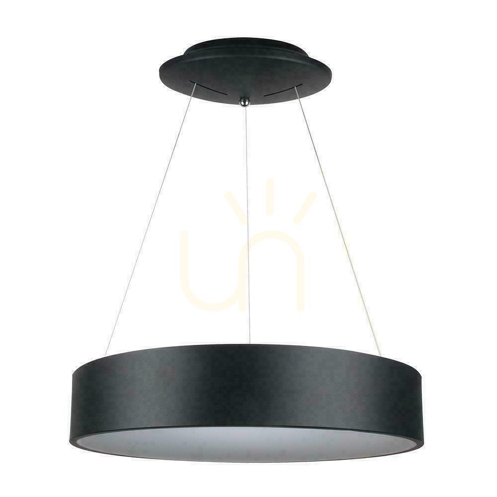 Jelölje be V-TAC 30W LED-es függő lámpatest kerek dimmelhető fekete VT-32-1-B 3000K 2250lm 3 év garancia 3 év garancia V-TAC 30W LED-es függő lámpatest kerek dimmelhető fekete VT-32-1-B 3000K 2250lm 3 év garancia 3 év garancia