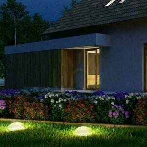 V-TAC LED kerti lámpatest félgömb 51cm töltés távirányító V-TAC VT-7809 RGBW 108lm small 2
