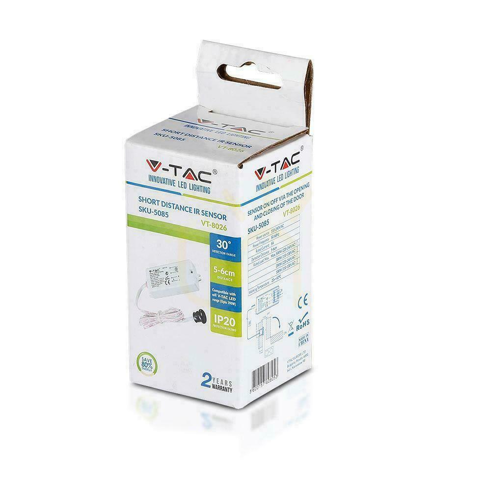 Előadás Ajtó mozgásérzékelő max.200W V-TAC VT-8026 Ajtó mozgásérzékelő max.200W V-TAC VT-8026