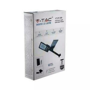 V-TAC 50W LED IP65 VT-ST200 4000K 4000lm napelemes utcai lámpa. small 4
