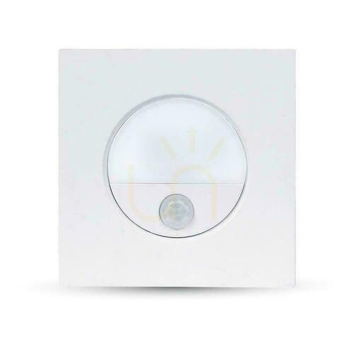 Jelölje be Lépcsőfényszóró 3W LED V-TAC White mozgásérzékelő 230V VT-8035 4000K 100lm