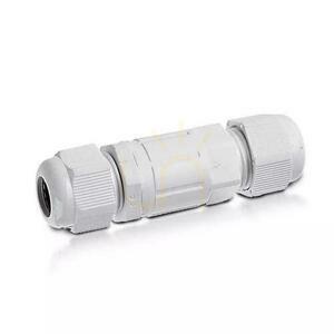 Hermetikus csatoló 2x3Pin fehér kábel átmérő 4-6,5 mm IP68 V-TAC VT-792 small 0