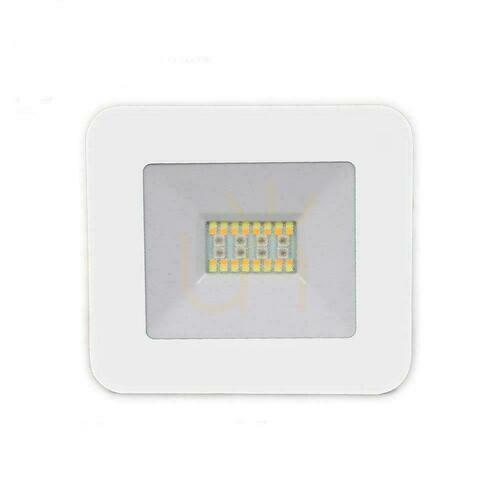Jelölje be V-TAC 20W Bluetooth FEHÉR Dimmelhető RGB/CW/W/W/DW LED projektor IP65 VT-5020 RGB+2700K-6400K 1400lm