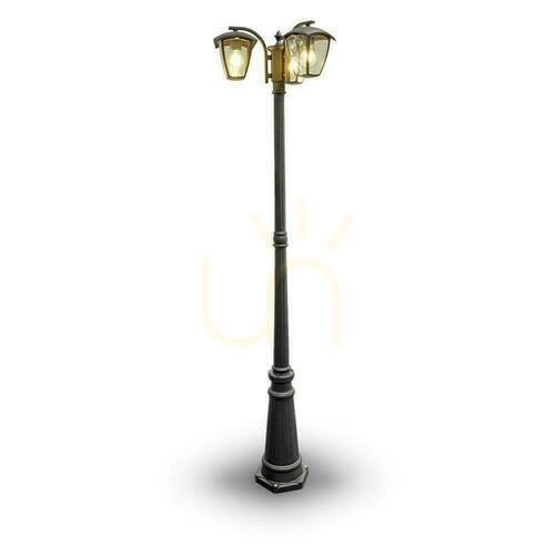 Jelölje be V-TAC kerti lámpa 3XE27 1990mm IP44 Fekete VT-740 VT-740