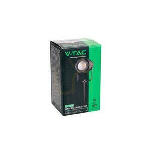 V-TAC 12W fekete VT-857 LED meghajtású kerti földi lámpatest zöld 720lm szín. small 2