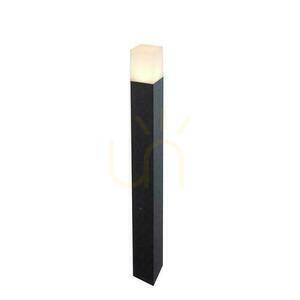 V-TAC GU10 négyzet alakú alumínium kerti pólus fekete 80x80x800mm IP54 VT-7615 3 év garancia small 1