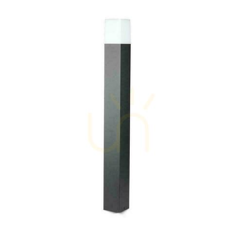Jelölje be V-TAC GU10 négyzet alakú alumínium kerti pólus fekete 80x80x800mm IP54 VT-7615 3 év garancia