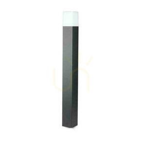 V-TAC GU10 négyzet alakú alumínium kerti pólus fekete 80x80x800mm IP54 VT-7615 3 év garancia small 0