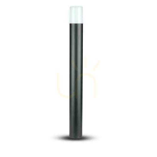 Jelölje be V-TAC GU10 kerek alumínium kerti pólus fekete 80x80x800mm IP54 VT-7618 3 év garancia