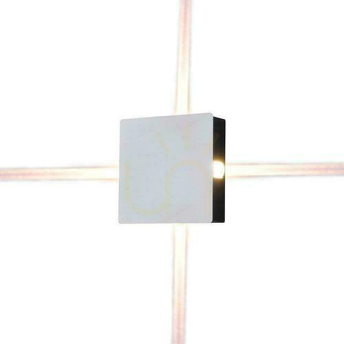 Jelölje be V-TAC 4W LED fali lámpatest IP65 fehér négyzet VT-704 4000K 440lm