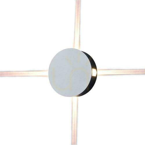 Jelölje be V-TAC 4W LED fali lámpatest IP65 fehér kerek VT-706 4000K 440lm.