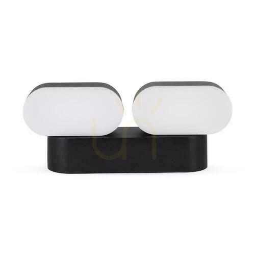 Jelölje be Fali lámpa V-TAC 12W LED Forgatható 350st Fekete VT-814 3000K 1100lm.