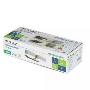 Fali lámpa V-TAC 12W LED Swivel 350st Fekete VT-814 3000K 1100lm. small 4
