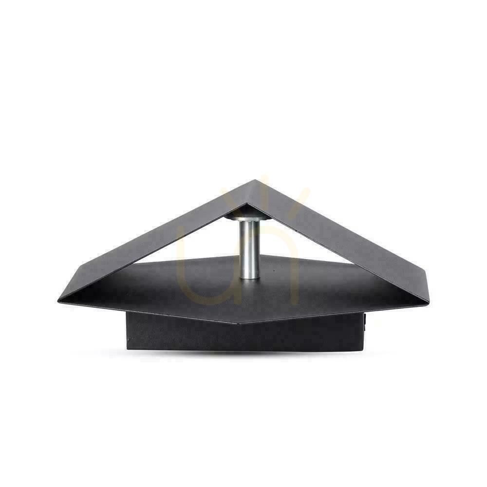 Kilátás V-TAC 3W Bridgelux Chip Black VT-803 4000K 300lm fali lámpa. V-TAC 3W Bridgelux Chip Black VT-803 4000K 300lm fali lámpa.