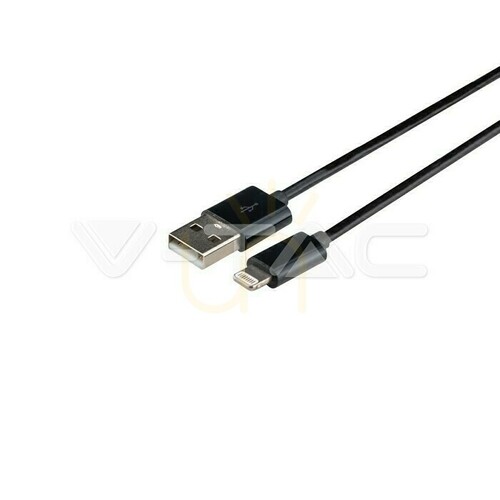 Jelölje be V-TAC VT-5552 MFi Lightning kábel iPhone-hoz, 1,5 m, fekete