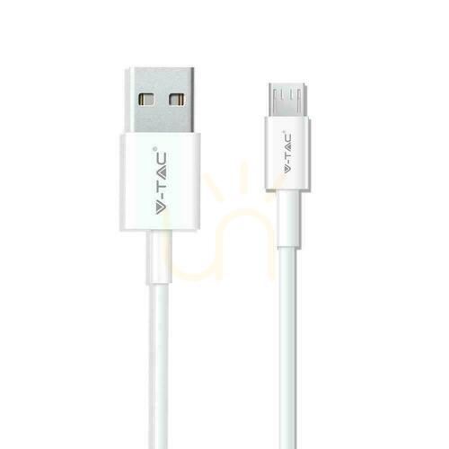 Jelölje be V-TAC Micro USB kábel 1M Fehér Ezüst sorozat VT-5321